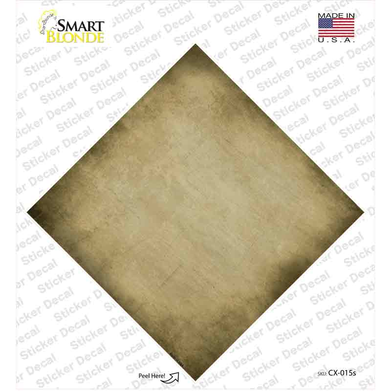 CX-015s-M Gold Oil Rubbed Novelty Diamond Sticker Decal, Medium