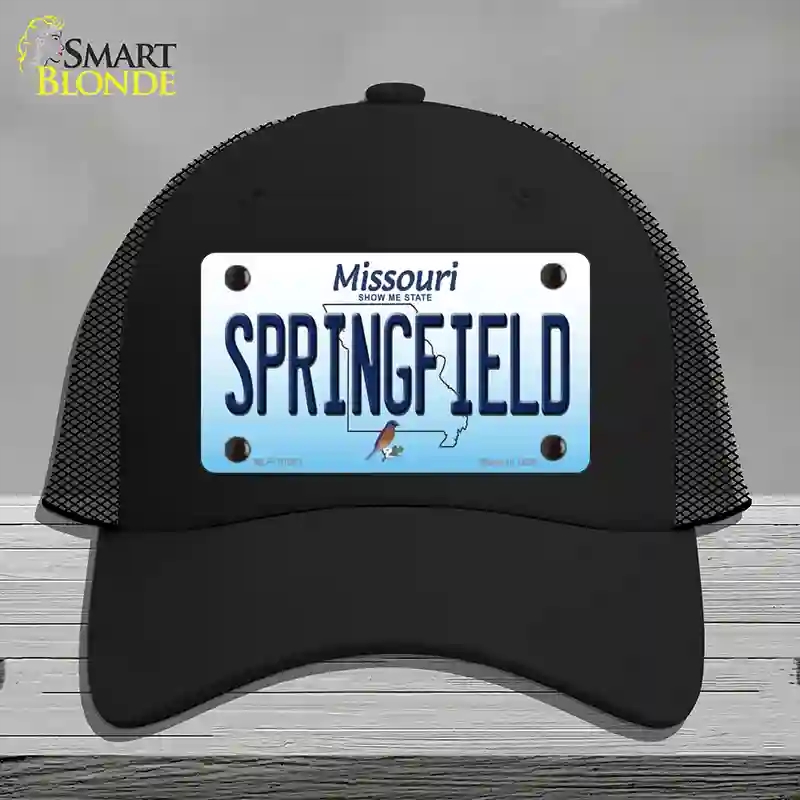 HAT01-MLP-10243 Springfield Missouri Novelty License Plate Hat, Mesh - Black