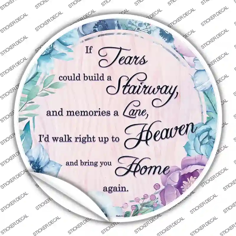 C-971s-L Bring You Home Again Novelty Circle Sticker Decal, Large