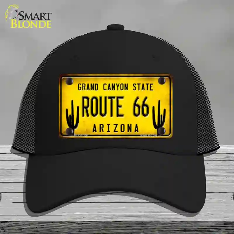 HAT01-MLP-12309 Arizona Route 66 Novelty License Plate Hat, Mesh - Black