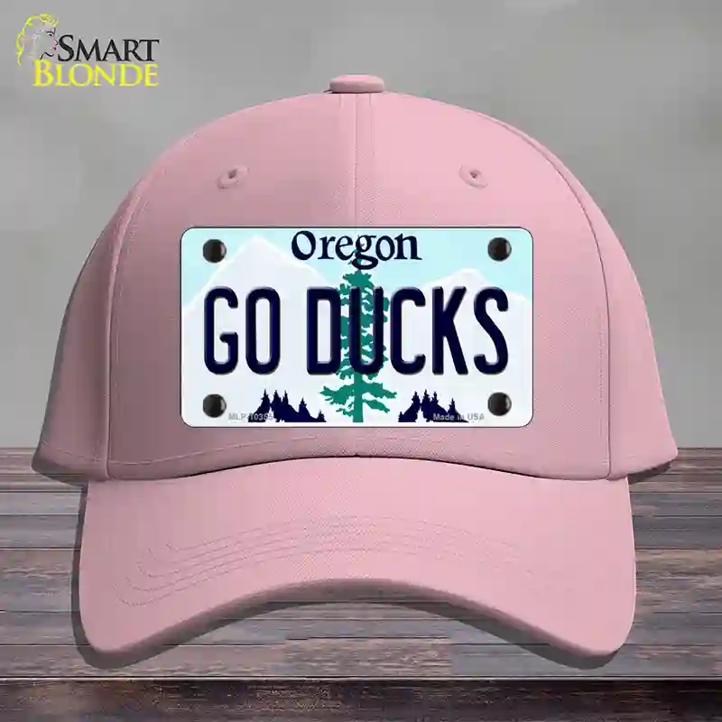 HAT05-MLP-10355 Go Ducks Oregon Novelty License Plate Hat, Cotton - Pink