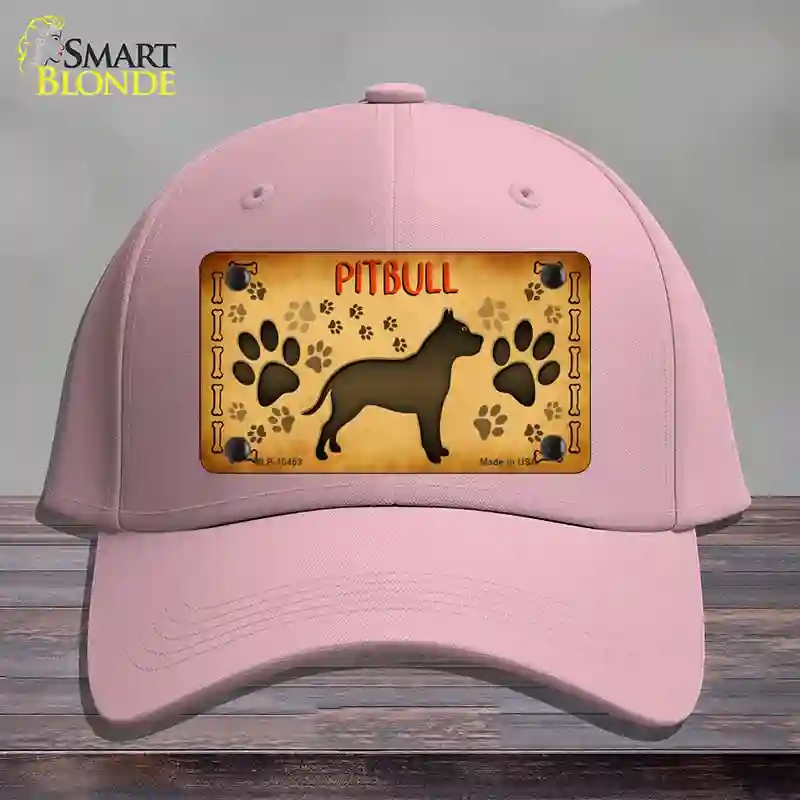HAT05-MLP-10453 Pitbull Novelty License Plate Hat, Cotton - Pink