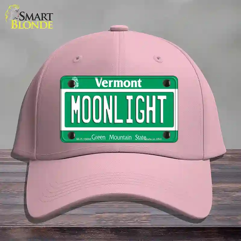HAT05-MLP-10695 Moonlight Vermont Novelty License Plate Hat, Cotton - Pink