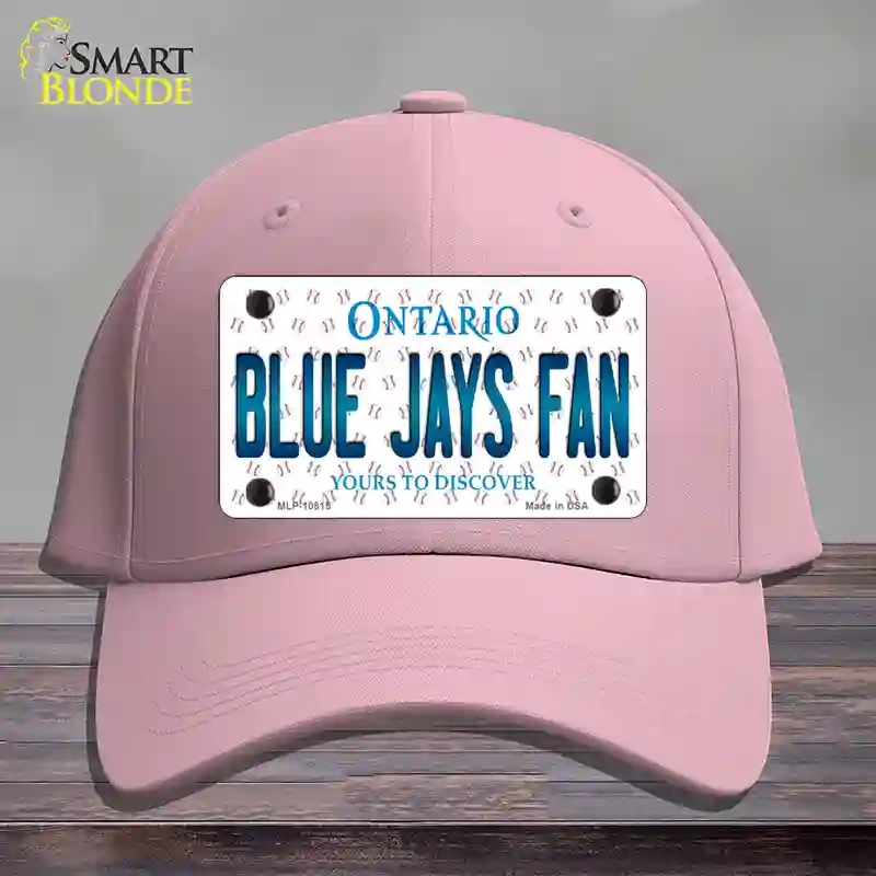 HAT05-MLP-10815 Blue Jays Fan Ontario Novelty License Plate Hat, Cotton - Pink