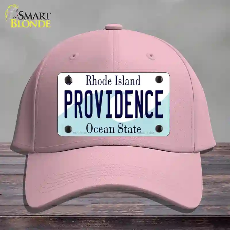HAT05-MLP-11182 Providence Rhode Island State Novelty License Plate Hat, Cotton - Pink