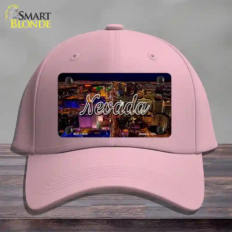 HAT05-MLP-11614 Nevada City Lights State Novelty License Plate Hat, Cotton - Pink