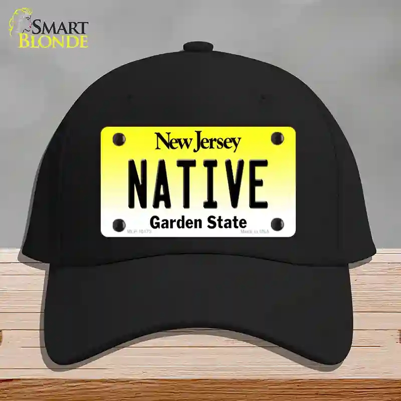 HAT03-MLP-10173 Native   Jersey Novelty License Plate Hat, Cotton - Black
