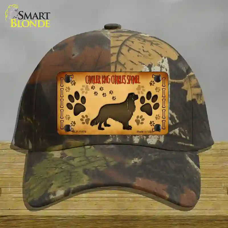 HAT06-MLP-10436 Cavalier King Charles Spaniel Novelty License Plate Hat, Cotton - Camoflauge