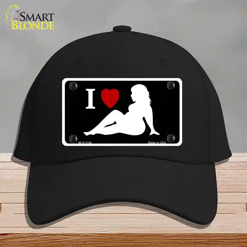 HAT03-MLP-1184 Full Figured Women Novelty License Plate Hat, Cotton - Black