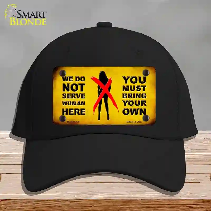 HAT03-MLP-11879 Bring Your Own Novelty License Plate Hat, Cotton - Black