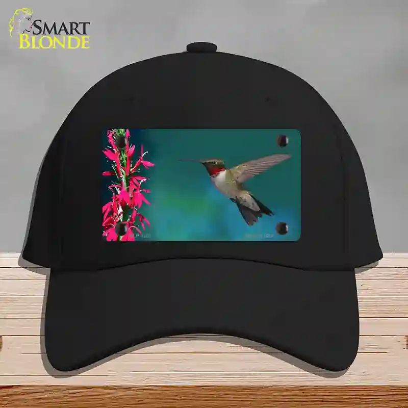 HAT03-MLP-1201 Humming Bird Novelty License Plate Hat, Cotton - Black