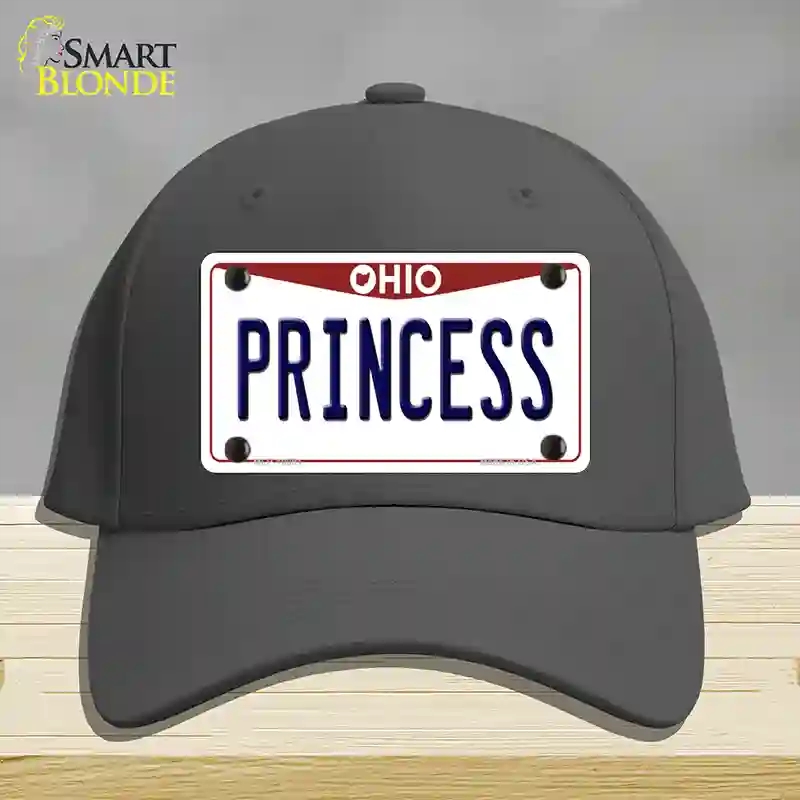HAT04-MLP-10091 Princess Ohio Novelty License Plate Hat, Cotton - Charcoal