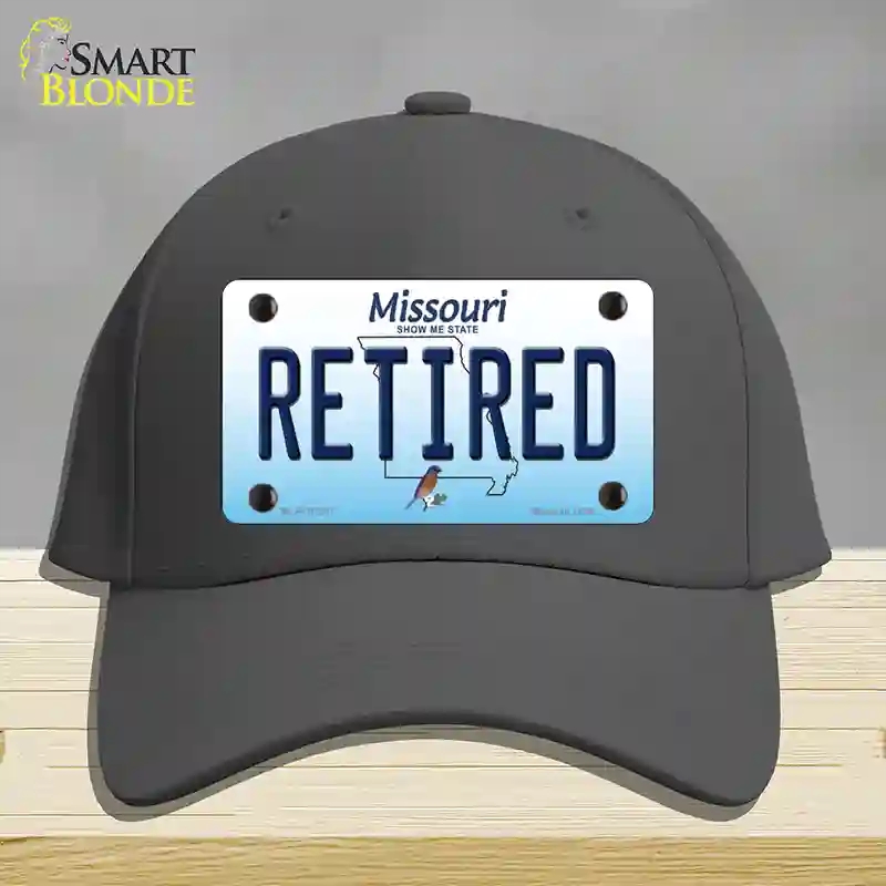 HAT04-MLP-10257 Retired Missouri Novelty License Plate Hat, Cotton - Charcoal