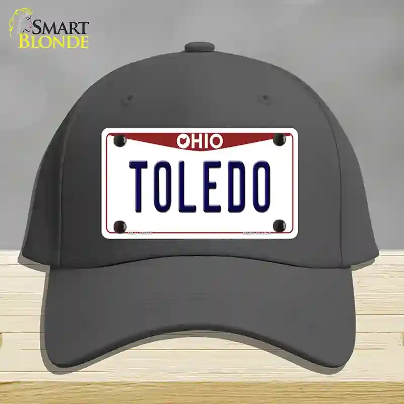 HAT04-MLP-10069 Toledo Ohio Novelty License Plate Hat, Cotton - Charcoal