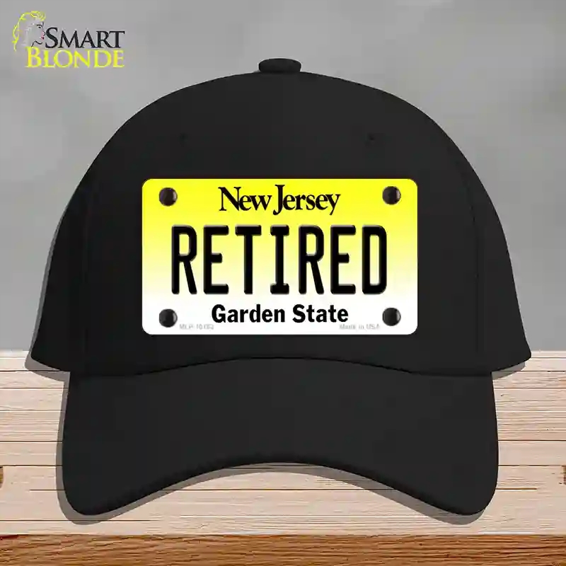 HAT03-MLP-10162 Retired   Jersey Novelty License Plate Hat, Cotton - Black