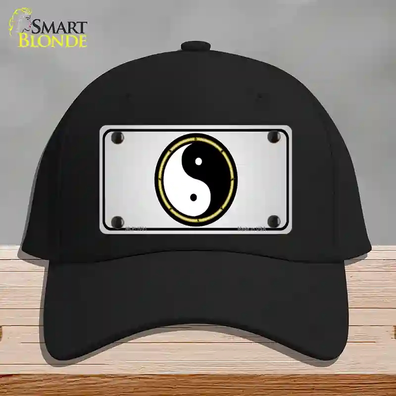 HAT03-MLP-1051 Yin & Yang Novelty License Plate Hat, Cotton - Black