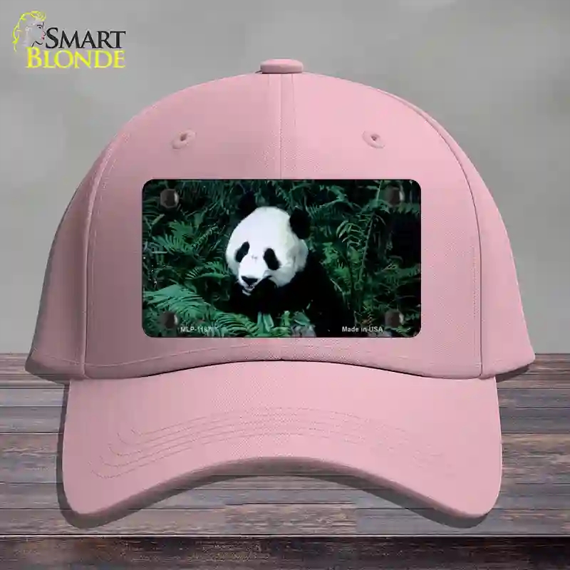 HAT05-MLP-1187 Panda Bear Novelty License Plate Hat, Cotton - Pink