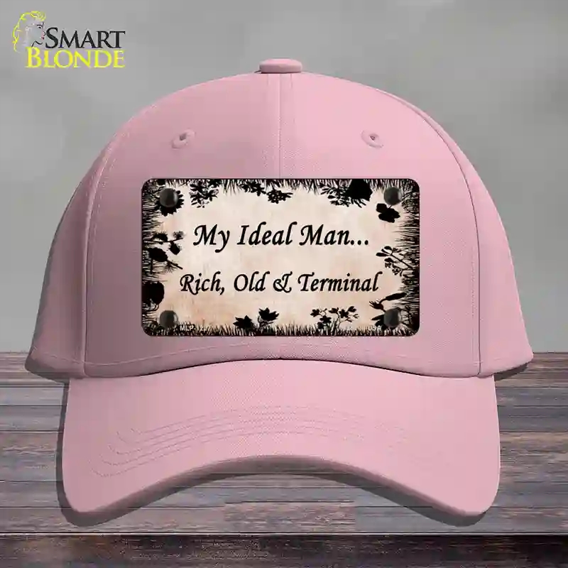 HAT05-MLP-1227 Rich Old & Terminal Novelty License Plate Hat, Cotton - Pink