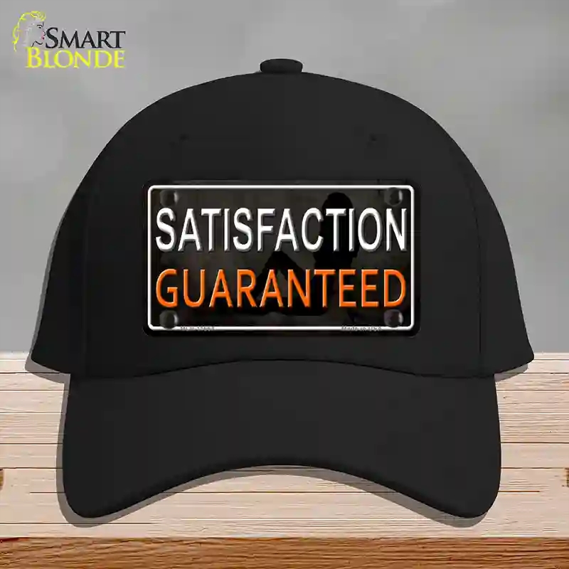 HAT03-MLP-11664 Satisfaction Guaranteed Novelty License Plate Hat, Cotton - Black