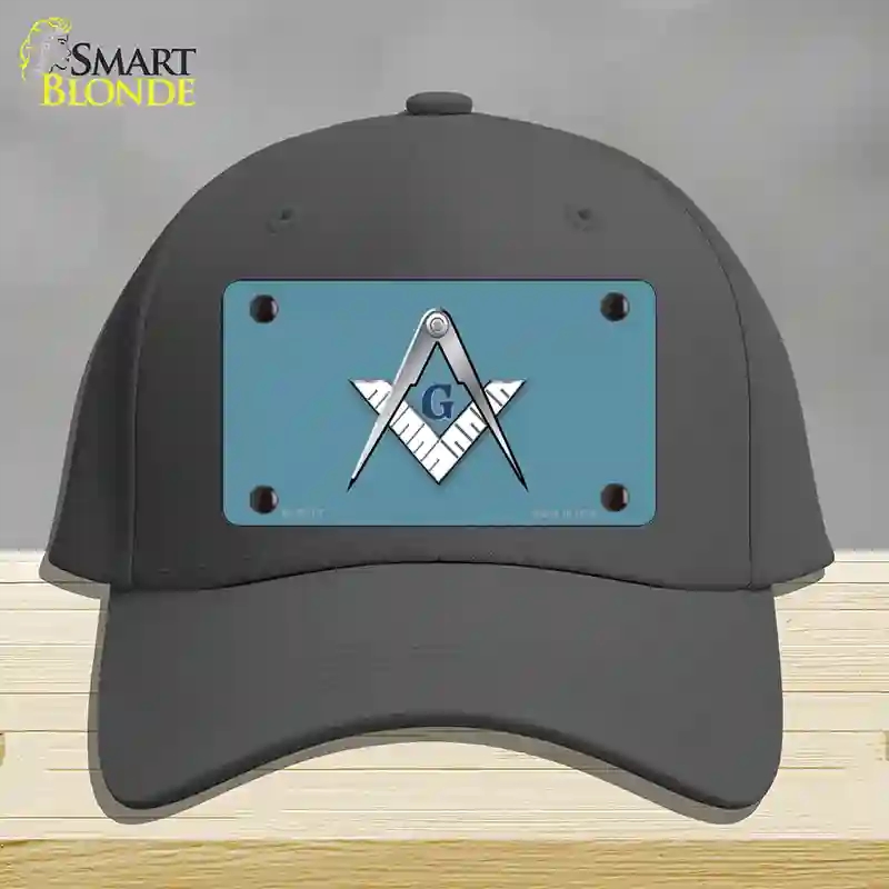 HAT04-MLP-107 Masons Logo Novelty License Plate Hat, Cotton - Charcoal