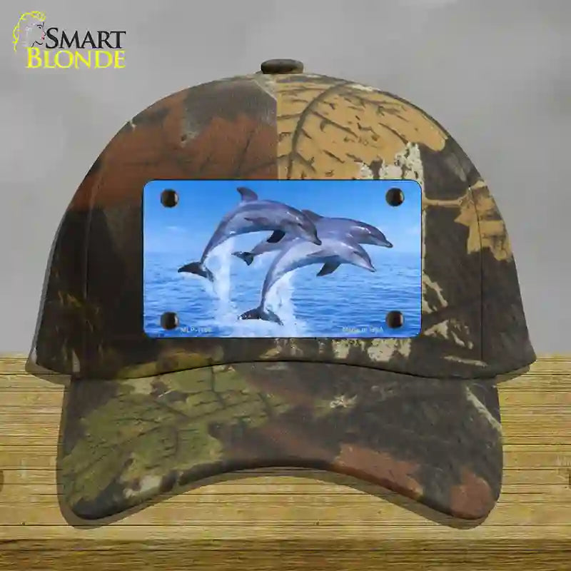 HAT06-MLP-1186 Dolphins Novelty License Plate Hat, Cotton - Camoflauge