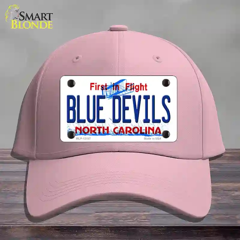 HAT05-MLP-12107 Blue Devils North Carolina State Novelty License Plate Hat, Cotton - Pink