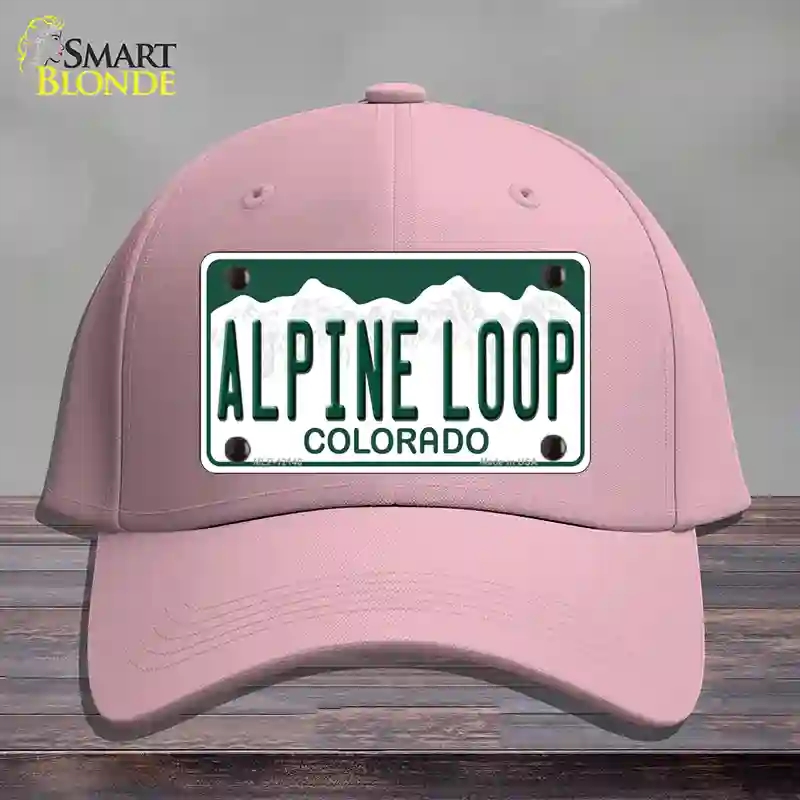 HAT05-MLP-12148 Alpine Loop Colorado Novelty License Plate Hat, Cotton - Pink