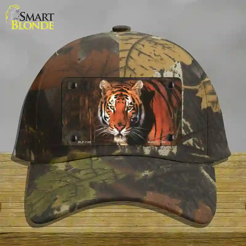 HAT06-MLP-1188 Tiger Novelty License Plate Hat, Cotton - Camouflage