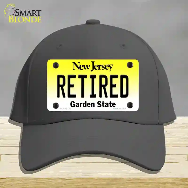 HAT04-MLP-10162 Retired   Jersey Novelty License Plate Hat, Cotton - Charcoal