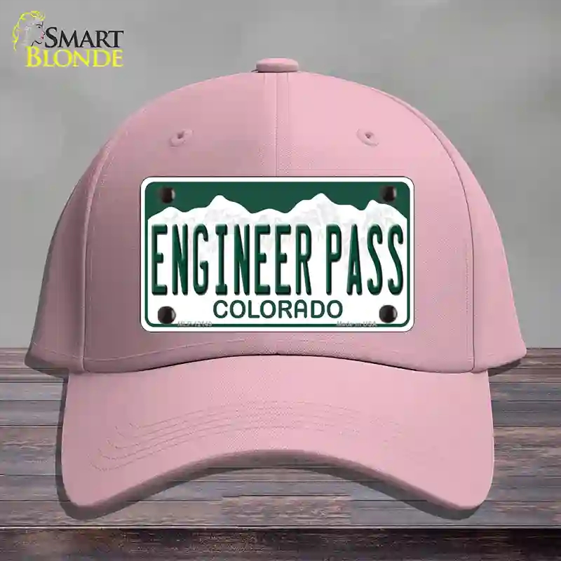 HAT05-MLP-12149 Engineer Pass Colorado Novelty License Plate Hat, Cotton - Pink