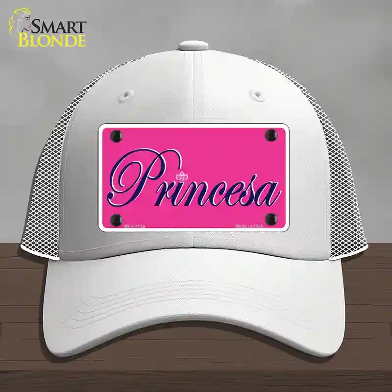 HAT19-MLP-1130 Princesa Novelty License Plate Hat, Mesh - White