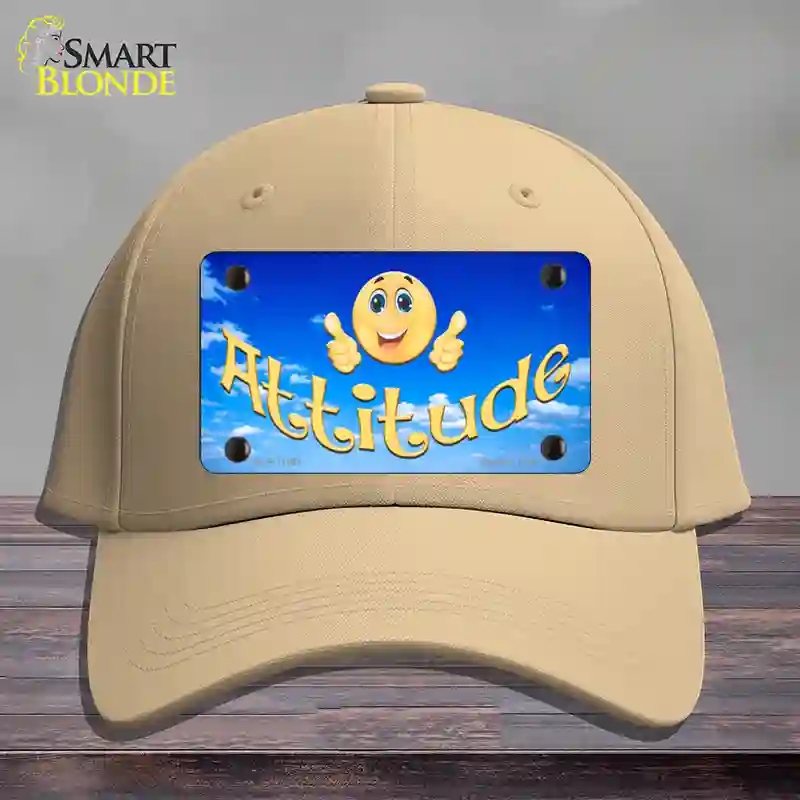 HAT22-MLP-11561 Attitude Novelty License Plate Hat, Cotton - Khaki