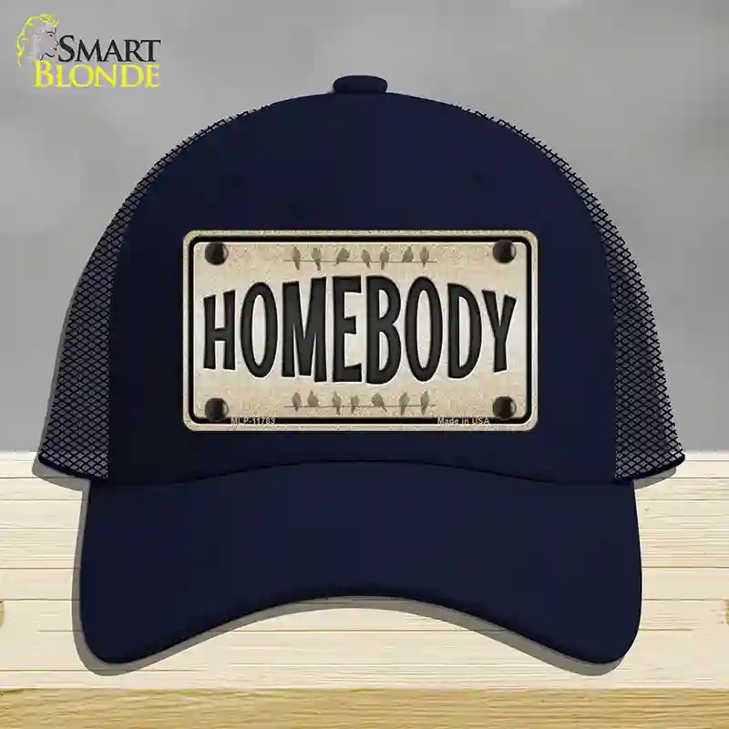 HAT16-MLP-11783 Homebody Novelty License Plate Hat, Mesh - Navy