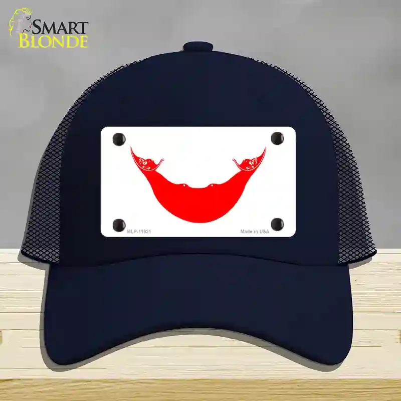 HAT16-MLP-11921 Easter Island Flag Novelty License Plate Hat, Mesh - Navy