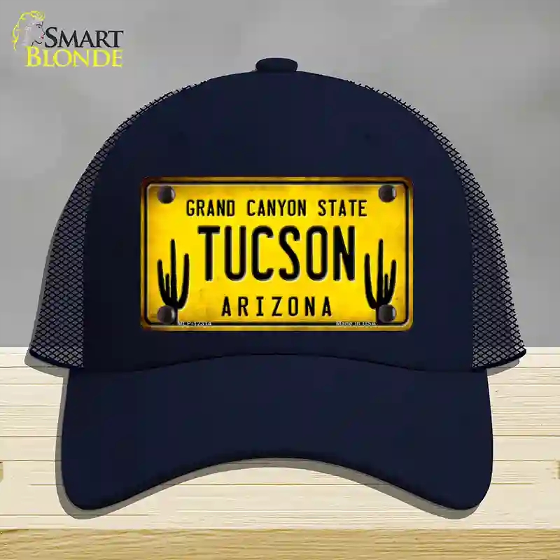 HAT16-MLP-12314 Arizona Tucson Novelty License Plate Hat, Mesh - Navy