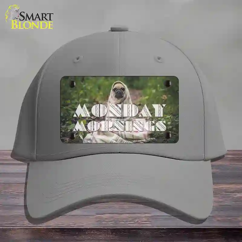 HAT23-MLP-11898 Monday Mornings Novelty License Plate Hat, Cotton - Gray