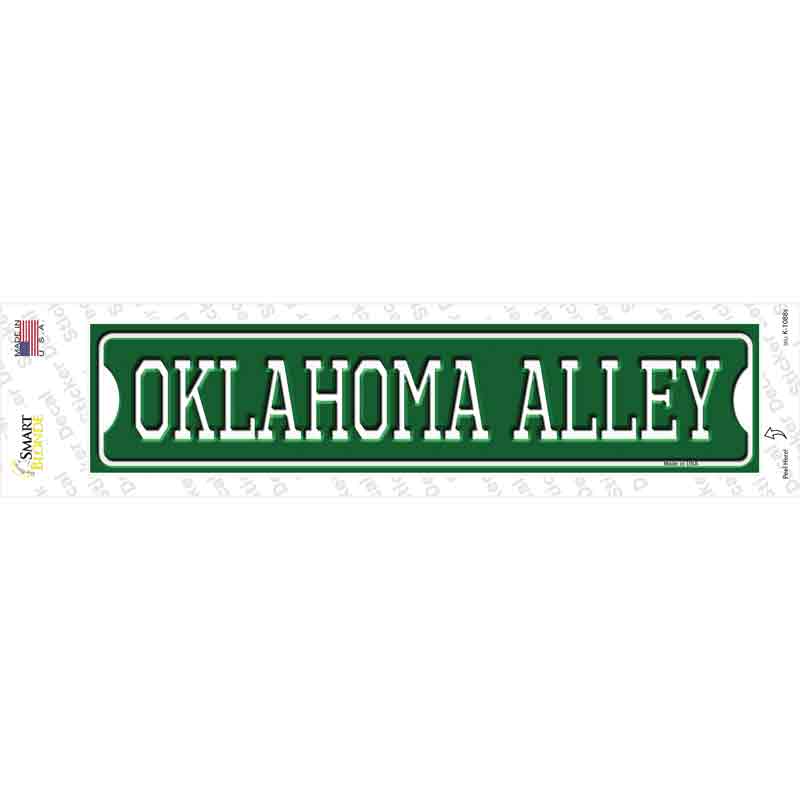 K-1088s-M Oklahoma Alley Novelty Narrow Sticker Decal, Medium