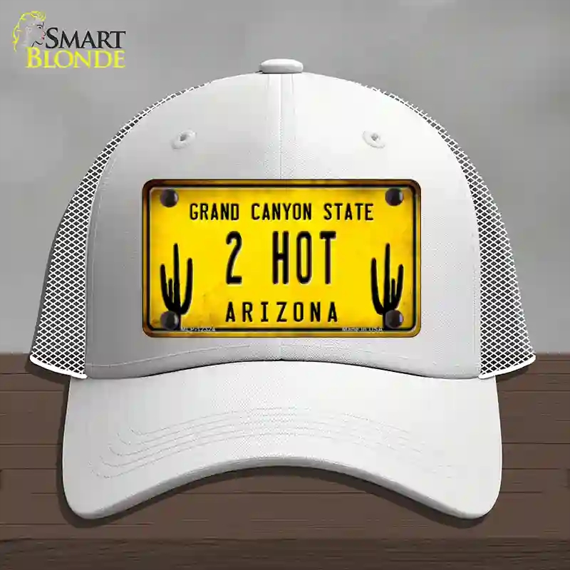 HAT19-MLP-12324 Arizona 2 Hot Novelty License Plate Hat, Mesh - White
