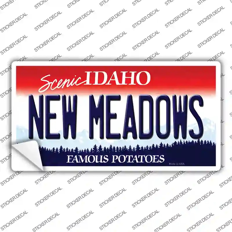 LP-10426s-S   Meadows Idaho Novelty Sticker Decal, Small