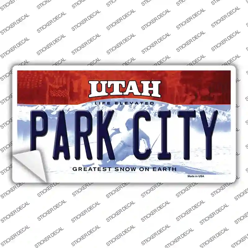 LP-10189s-S Park City Utah Novelty Sticker Decal, Small