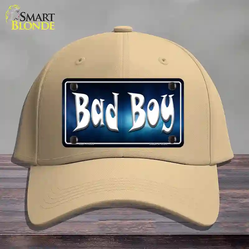 HAT22-MLP-11555 Bad Boy Novelty License Plate Hat, Cotton - Khaki