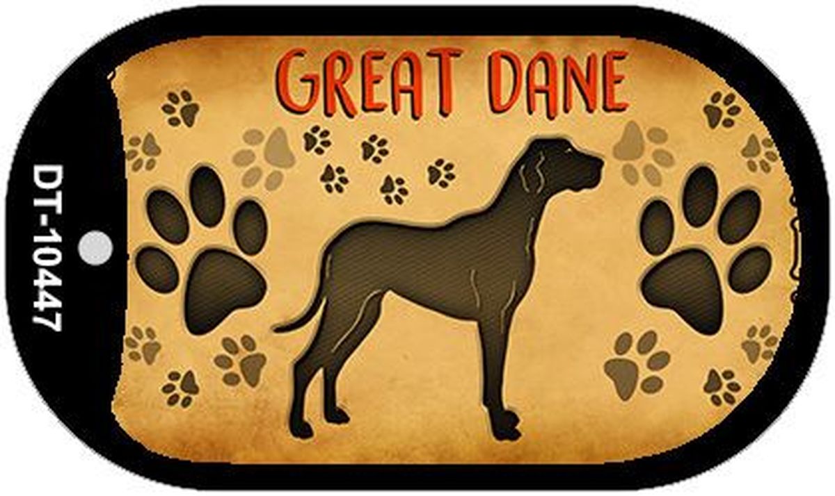 Picture of Smart Blonde DT-10447 1.5 x 2 in. Great Dane Novelty Metal Dog Tag Necklace