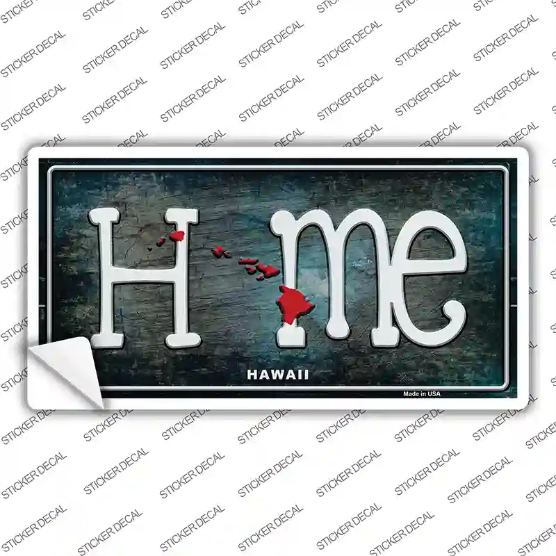 LP-12002s-S Hawaii Home State Outline Novelty Sticker Decal, Small