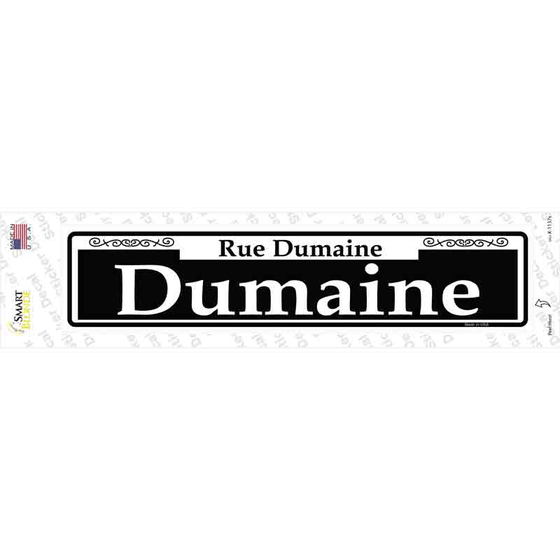 K-1137s-M Dumaine Novelty Narrow Sticker Decal, Medium