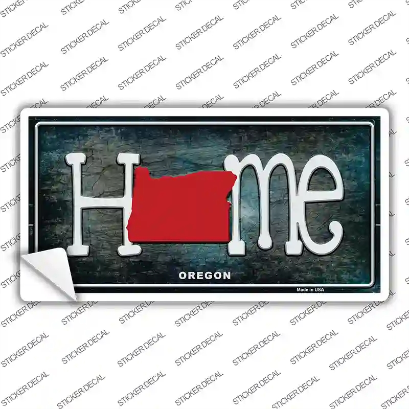 LP-12028s-S Oregon Home State Outline Novelty Sticker Decal, Small