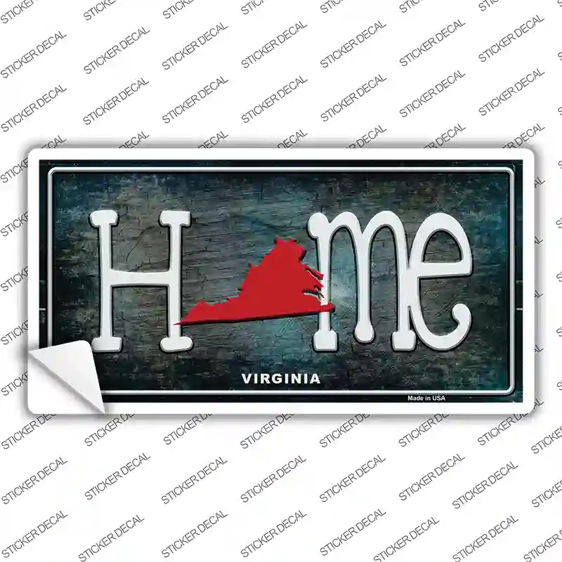 LP-12037s-S Virginia Home State Outline Novelty Sticker Decal, Small