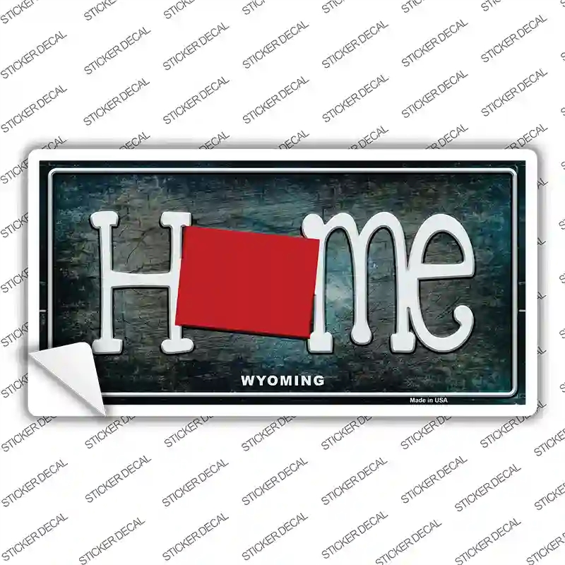 LP-12041s-S Wyoming Home State Outline Novelty Sticker Decal, Small