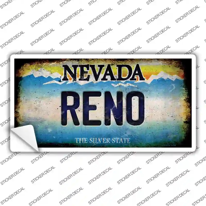 LP-12068s-XL Nevada Reno Novelty Sticker Decal, Extra Large