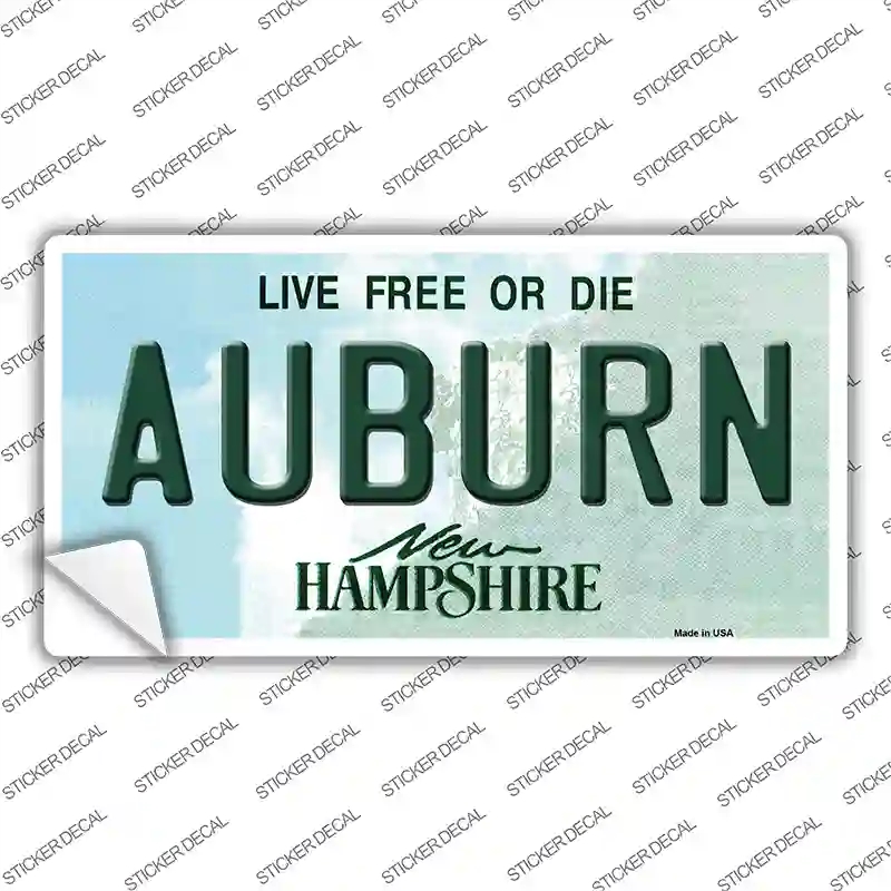 LP-12200s-L Auburn   Hampshire Novelty Sticker Decal, Large