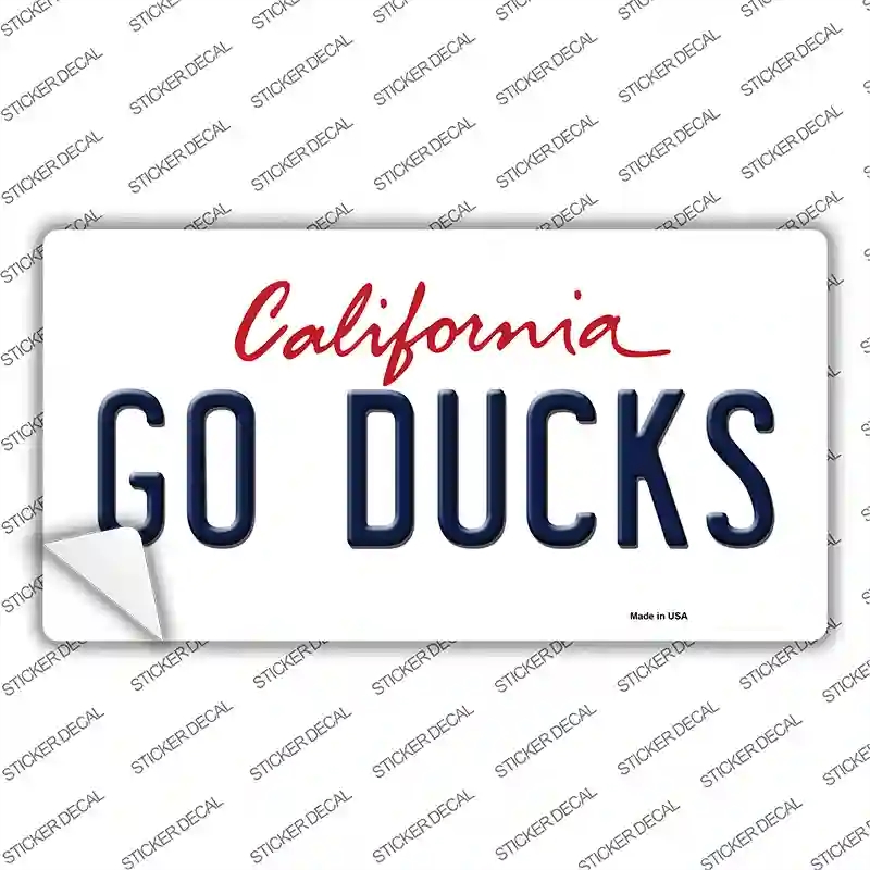 LP-13351s-XL Go Ducks Novelty Sticker Decal, Extra Large